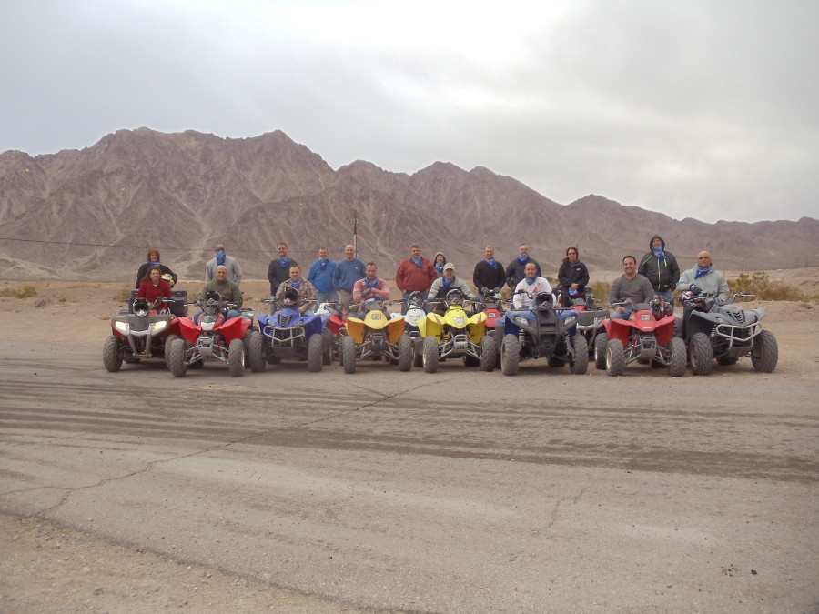 Roto Rooter Corp Group after tour 2 Above All ATVs Las Vegas, NV