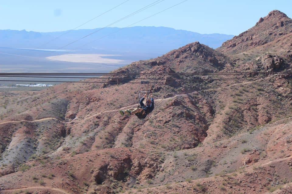 Bootleg Canyon Zip Lining at Above All Las Vegas ATV Tours